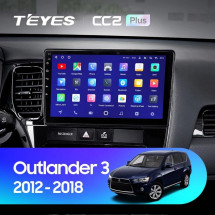 Штатная магнитола Teyes CC2L Plus 2/32 Mitsubishi Outlander 3 (2012-2018) Тип-A