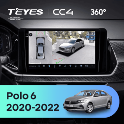 Штатная магнитола Teyes CC4 360 8/128 Volkswagen Polo 6 (2020-2022)
