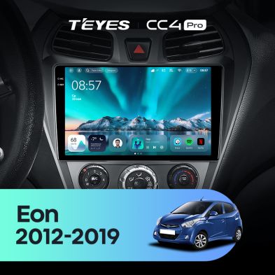 Штатная магнитола Teyes CC4 Pro 8/128 Hyundai Eon (2012-2019)
