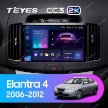 Штатная магнитола Teyes CC3 2K 360 6/128 Hyundai Elantra 4 HD (2006-2012)