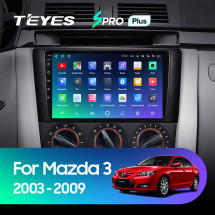 Штатная магнитола Teyes SPRO Plus 6/128 Mazda 3 1 BK (2003-2009)