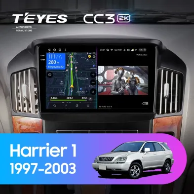Штатная магнитола Teyes CC3 2K 6/128 Toyota Harrier 1 (XU10) (1997-2003) F2