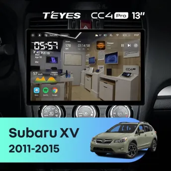 Штатная магнитола Teyes CC4 Pro 8/128 Subaru XV (2011-2015) Тип-B (13")
