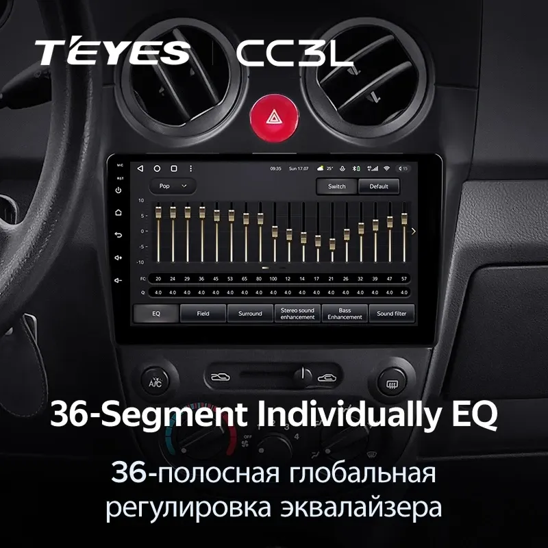 Штатная магнитола Teyes CC3L 4/32 Chevrolet Spark M200 (2005-2009)