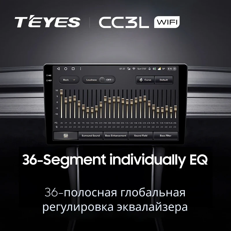 Штатная магнитола Teyes CC3L WiFi 2/32 Jeep Grand Cherokee 3 WK (2004-2007) F1