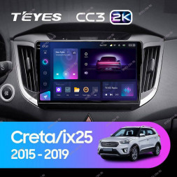 Штатная магнитола Teyes CC3 2K 3/32 Hyundai Creta (2015-2019)