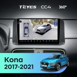Штатная магнитола Teyes CC4 360 6/64 Hyundai Kona (2017-2021)