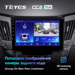 Штатная магнитола Teyes CC2 Plus 4/32 Hyundai Sonata 6 YF (2009-2014) Тип-A