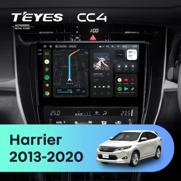 Штатная магнитола Teyes CC4 8/128 Toyota Harrier XU60 (2013-2020) F2