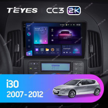 Штатная магнитола Teyes CC3 2K 6/128 Hyundai i30 1 FD (2007-2012) F2