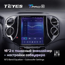 Штатная магнитола Tesla style Teyes TPRO 2 4/32 Volkswagen Tiguan 1 NF 2007-2016