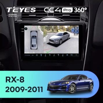 Штатная магнитола Teyes CC4 Pro 360 12/256 Mazda RX-8 SE (2009-2011)
