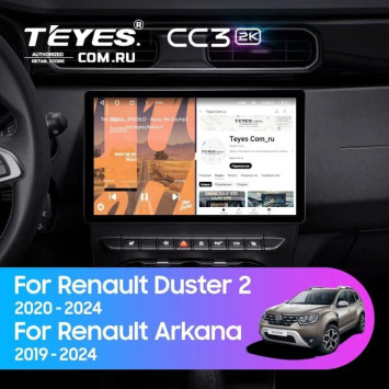 Штатная магнитола Teyes CC3 2K 4/64 Renault Duster HM 2 (2020-2023) F1 (11")