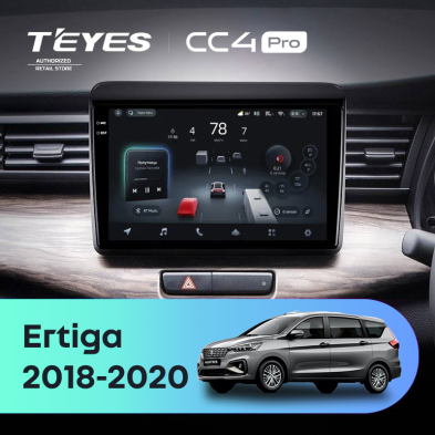 Штатная магнитола Teyes CC4 Pro 12/256 Suzuki Ertiga (2018-2020)