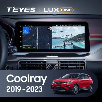 Штатная магнитола Teyes LUX ONE 4/32 Geely Coolray (2019-2023) (split)
