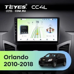 Штатная магнитола Teyes CC4L 6/64 с DTS Chevrolet Orlando (2010-2018)