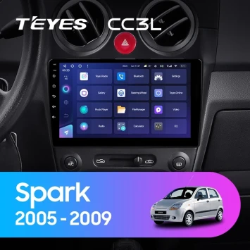 Штатная магнитола Teyes CC3L 4/64 Chevrolet Spark M200 (2005-2009)