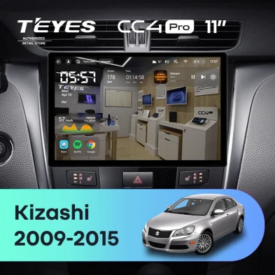 Штатная магнитола Teyes CC4 Pro 8/128 Suzuki Kizashi (2009-2015) (11")