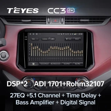 Штатная магнитола Teyes CC3 2K 4/32 Nissan X-Terra (2018-2022)