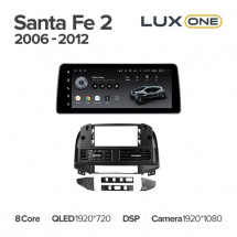 Штатная магнитола Teyes LUX ONE 4/32 Hyundai Santa Fe 2 (2006-2012)