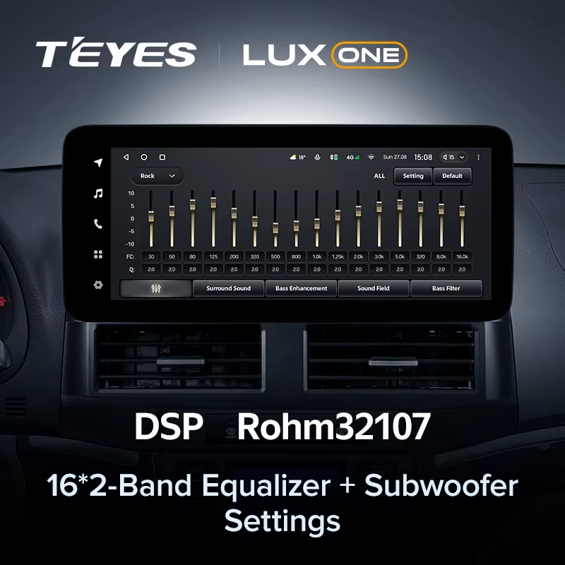 Штатная магнитола Teyes LUX ONE 4/32 Hyundai Santa Fe 2 (2006-2012)