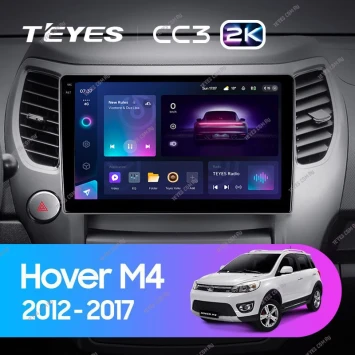 Штатная магнитола Teyes CC3 2K 4/64 Great Wall Hover M4 (2012-2017)