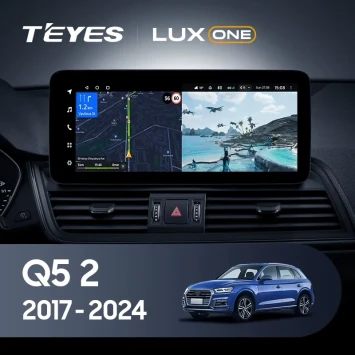 Штатная магнитола Teyes LUX ONE 360 6/128 Audi Q5 2 FY (2017-2024)