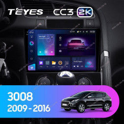 Штатная магнитола Teyes CC3 2K 4/64 Peugeot 3008 1 (2009-2016) F1