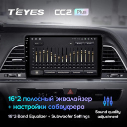 Штатная магнитола Teyes CC2 Plus 4/32 Hyundai Sonata 7 LF (2014-2017) Тип-A