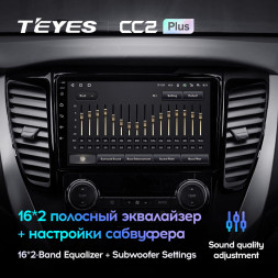 Штатная магнитола Teyes CC2 Plus 3/32 Mitsubishi Pajero Sport 3 (2016-2018)