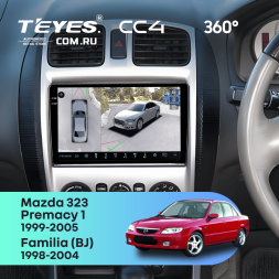 Штатная магнитола Teyes CC4 360 6/64 Mazda 323 (1999-2005) F2