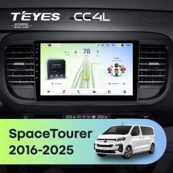 Штатная магнитола Teyes CC4L 6/64 с DTS Citroen SpaceTourer (2016-2026)