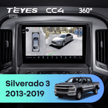 Штатная магнитола Teyes CC4 360 6/64 Chevrolet Silverado 3 GMTK2 (2013-2019)