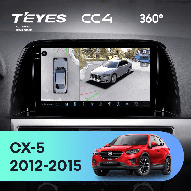 Штатная магнитола Teyes CC4 360 8/128 Mazda CX-5 (2012-2015) Тип-B