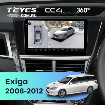 Штатная магнитола Teyes CC4 360 8/128 Subaru Exiga (2008-2012)