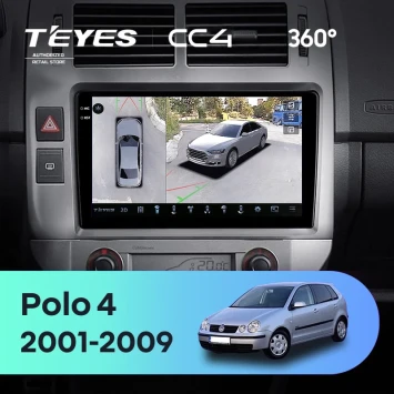Штатная магнитола Teyes CC4 360 8/128 Volkswagen Polo Mk4 (2001-2009) F2