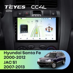Штатная магнитола Teyes CC4L 6/64 с DTS Hyundai Santa Fe SM (2000-2012)
