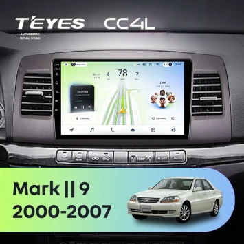 Штатная магнитола Teyes CC4L 4/64 Toyota Mark II 9 X110 (2000-2007) F2