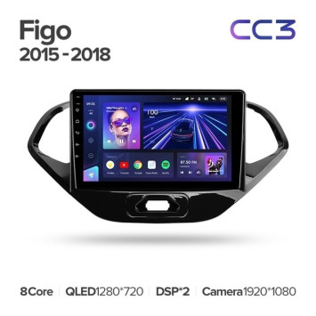 Штатная магнитола Teyes CC3L 4/64 Ford Figo (2015-2018)
