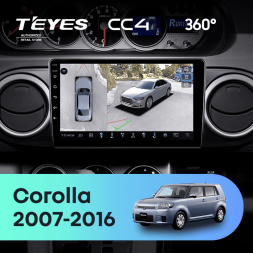 Штатная магнитола Teyes CC4 360 6/64 Toyota Corolla Rumion E150 (2007-2016)