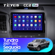 Штатная магнитола Teyes CC2 Plus 6/128 Toyota Sequoia XK60 (2008-2017)