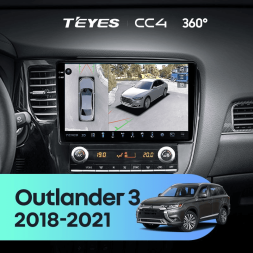 Штатная магнитола Teyes CC4 360 8/128 Mitsubishi Outlander 3 (2018-2021)
