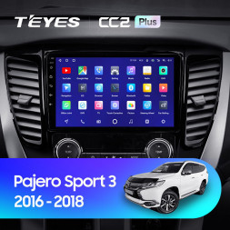 Штатная магнитола Teyes CC2L Plus 2/32 Mitsubishi Pajero Sport 3 (2016-2018)