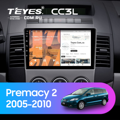Штатная магнитола Teyes CC3L 4/32 Mazda Premacy 2 (2005-2010)