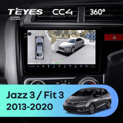 Штатная магнитола Teyes CC4 360 8/128 Honda Jazz 3 (2015-2020) Тип-B Правый руль