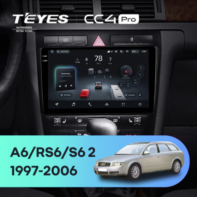 Штатная магнитола Teyes CC4 Pro 8/128 Audi S6 2 (1999-2004)
