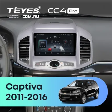 Штатная магнитола Teyes CC4 Pro 12/256 Chevrolet Captiva 1 C140 (2011-2016) F2