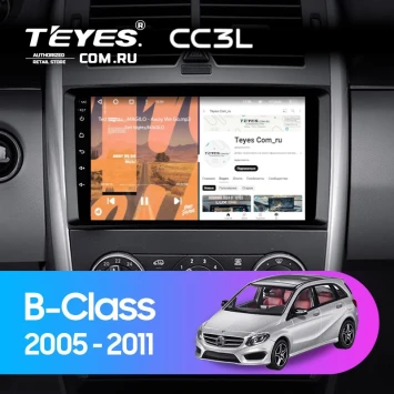 Штатная магнитола Teyes CC3L 4/32 Mercedes-Benz B-Class T245 (2005-2011)