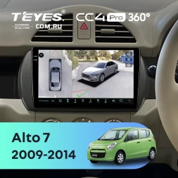 Штатная магнитола Teyes CC4 Pro 360 12/256 Suzuki Alto 7 (2009-2014)