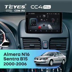 Штатная магнитола Teyes CC4 Pro 12/256 Nissan Sentra B15 (2000-2006)